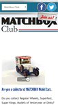 Mobile Screenshot of matchboxclub.com